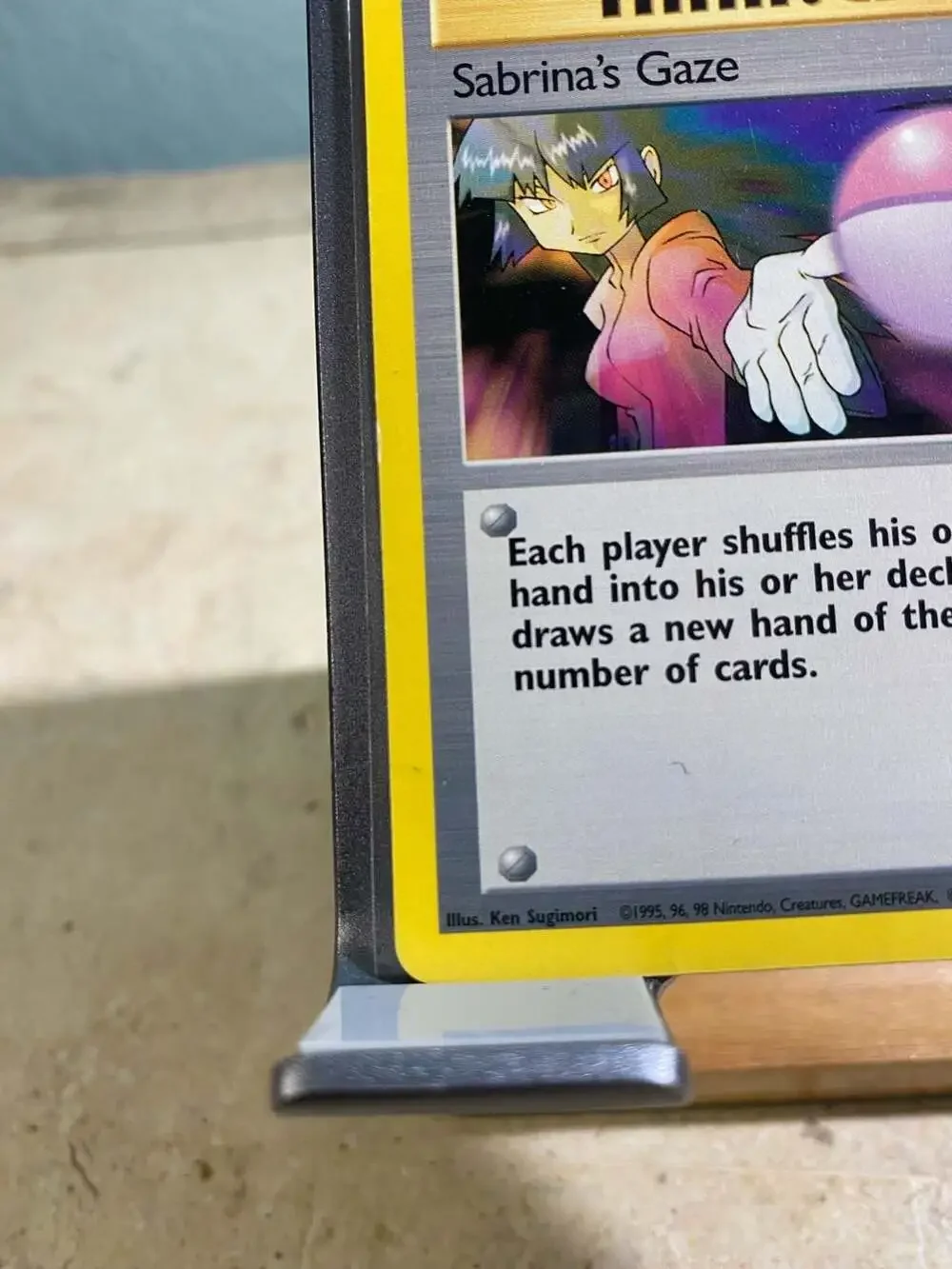 Pokemon Sabrina's Gaze Trainer Card 125/132 Gym Heroes